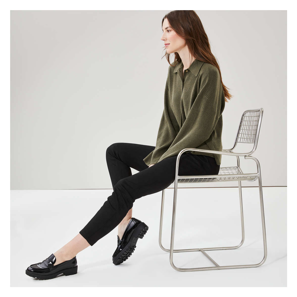 Lysse Faux Suede Leggings Black Suede Leggings Outlet