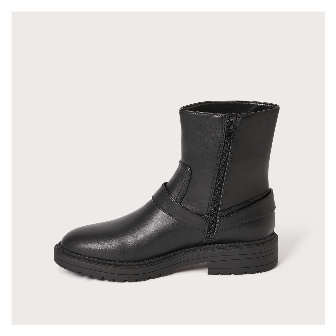 Moto Boots in Black from Joe Fresh