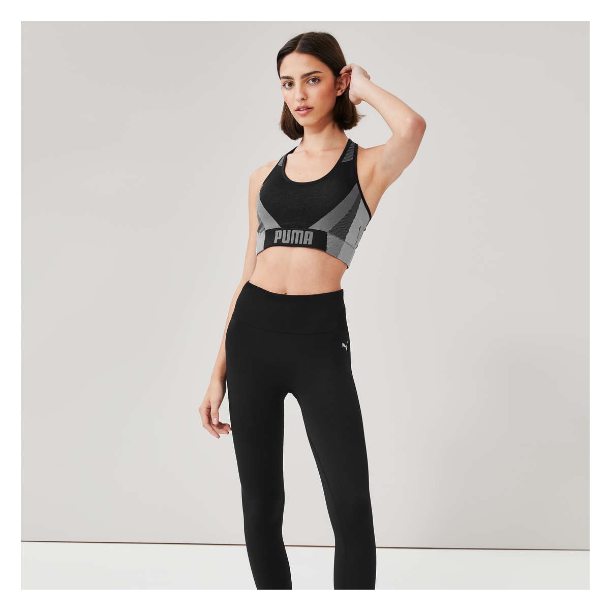 Puma Sports Bra in Black from Joe Fresh