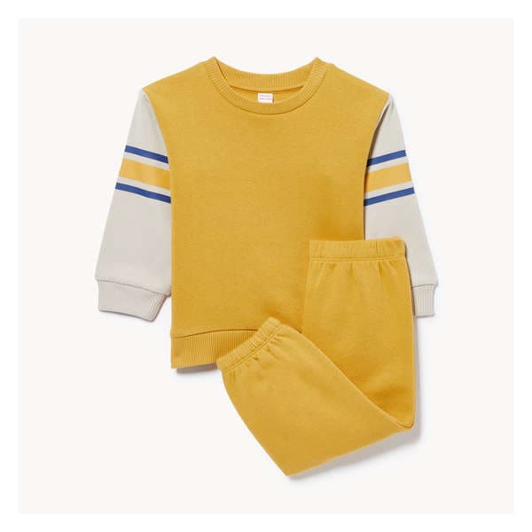 Baby Boys' 2-Piece Jogger Set - Mustard