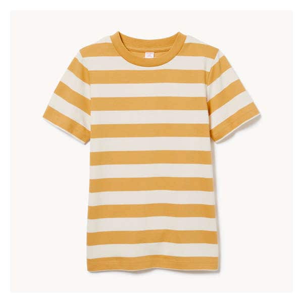 Kid Stripe T-Shirt - Mustard