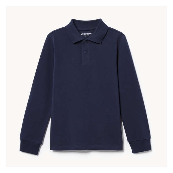 Kid Boys' Uniform Polo Top - Dark Navy