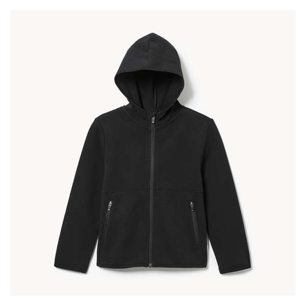 Kid Boys' Zip Up Hoodie - JF Black
