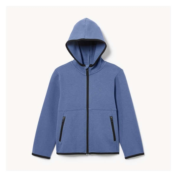 Kid Boys' Zip Up Hoodie - Light Navy
