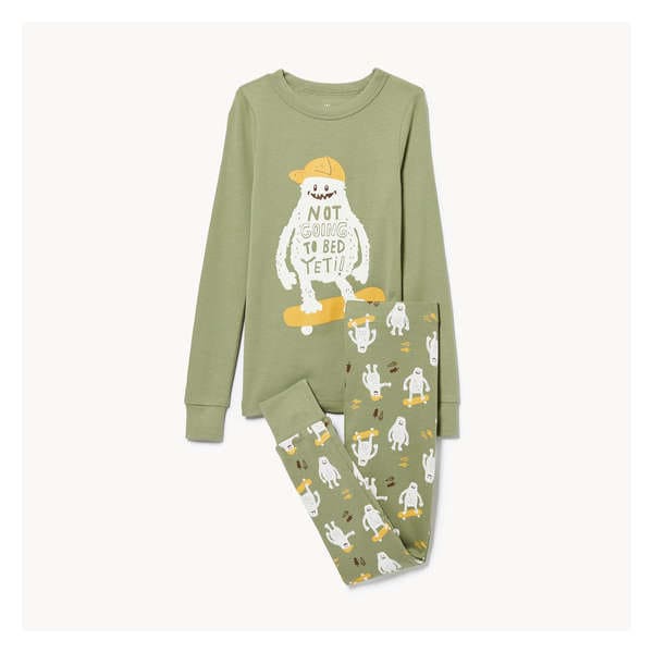 Kid Boys' 2-Piece Sleep Set - Green