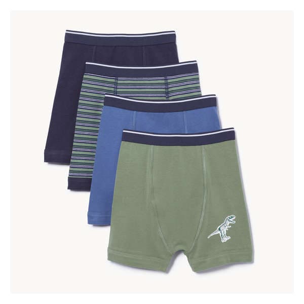 Kid Boys' 4-Pack Boxer Brief - Navy