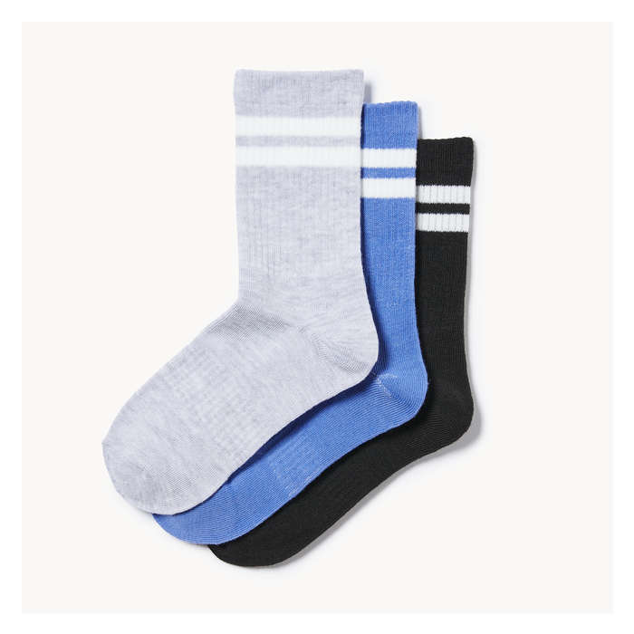 Kid Boys' 3-Pack Crew Socks