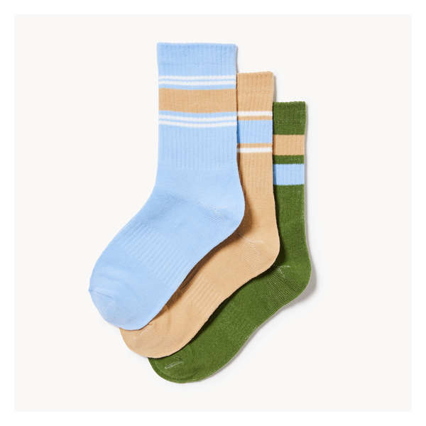 Kid Boys' 3-Pack Crew Socks - Multi