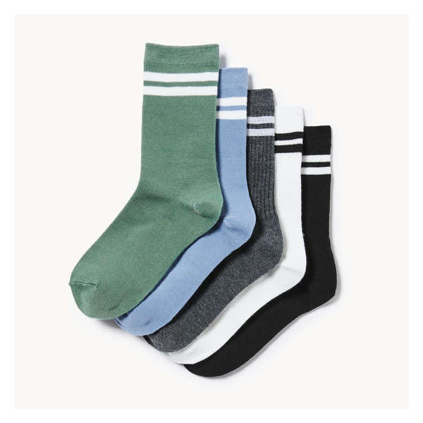 Kid Boys' 5-Pack Crew Socks - Multi