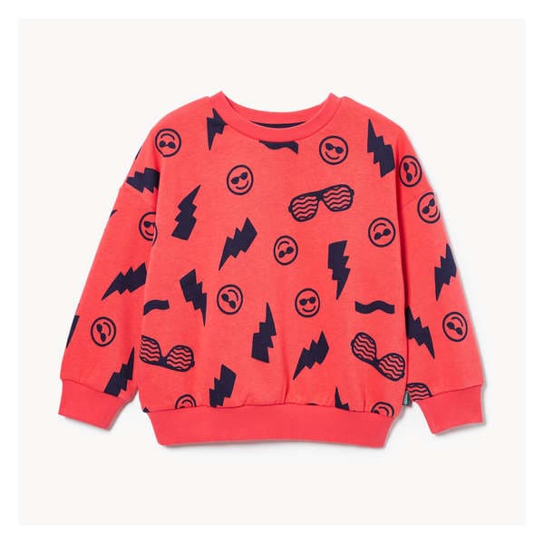 Toddlers' Crayola Printed Sweatshirt - Bright Red
