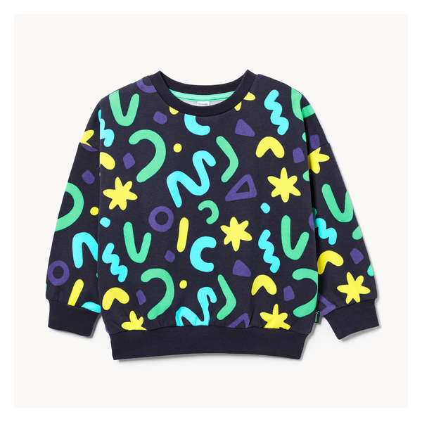 Toddlers' Crayola Printed Sweatshirt - Dark Navy