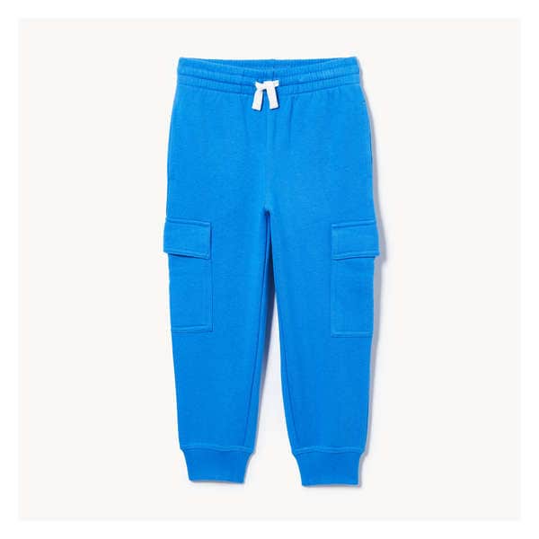 Toddler Boys' Fleece Cargo Jogger - Blue