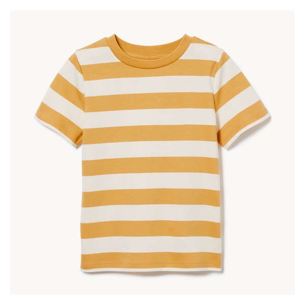 Toddler Striped T-Shirt - Mustard