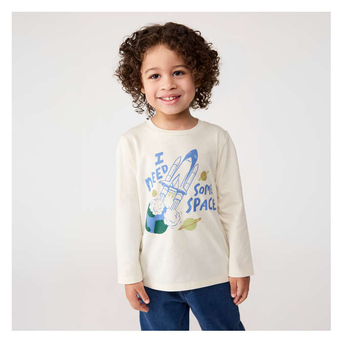 Toddler Boy's Toddler Graphic Long Sleeve Top