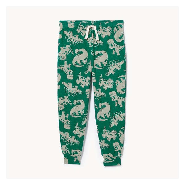 Toddler Boys' Printed Jogger - Bright Green