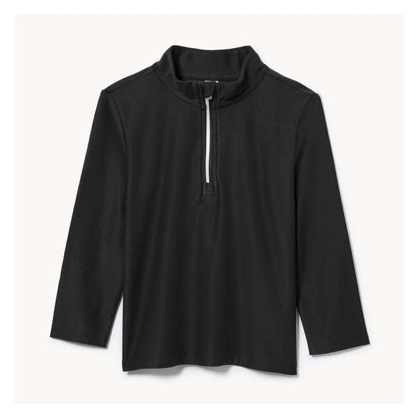 Toddler Boys' Active Quarter-Zip Top - JF Black