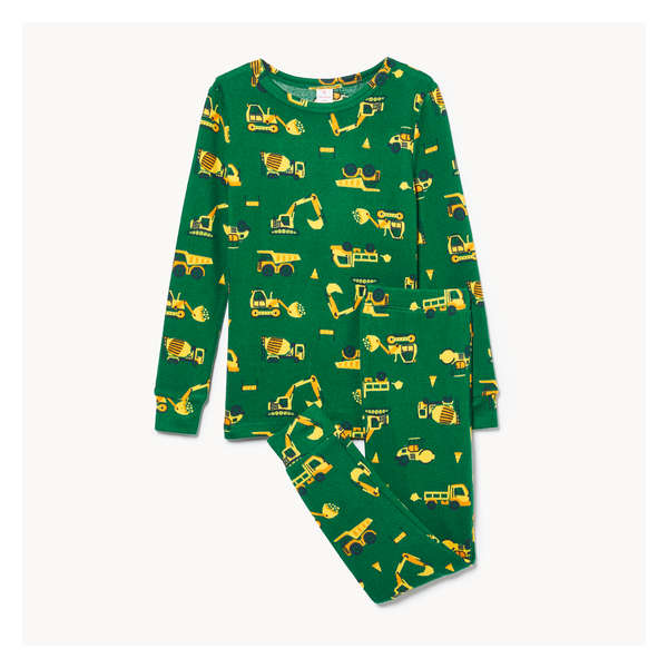 Ensemble pyjama imprimé pour petits garçons - Vert