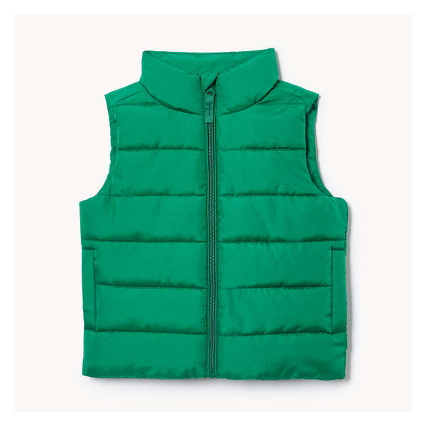 Toddler Boys' Puffer Vest - Green