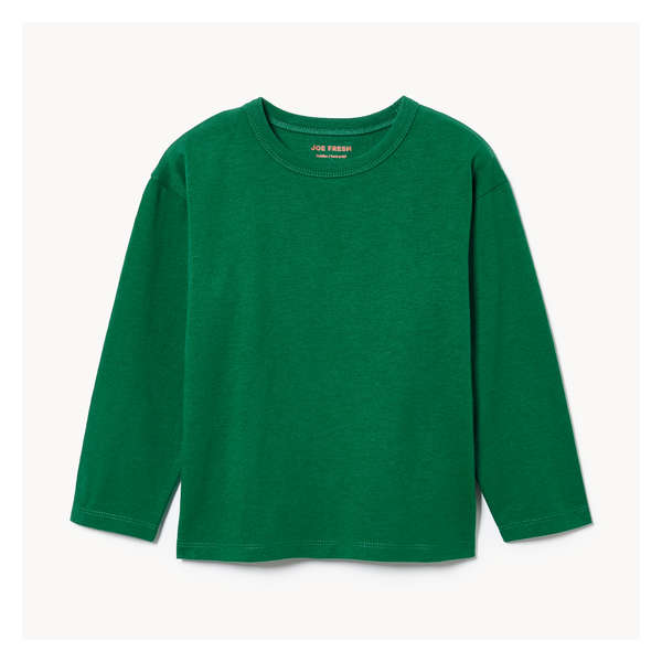 Toddler Boys' Long Sleeve Top - Green