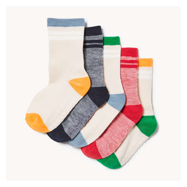 Toddler Boys' 5-Pack Crew Socks - Multi