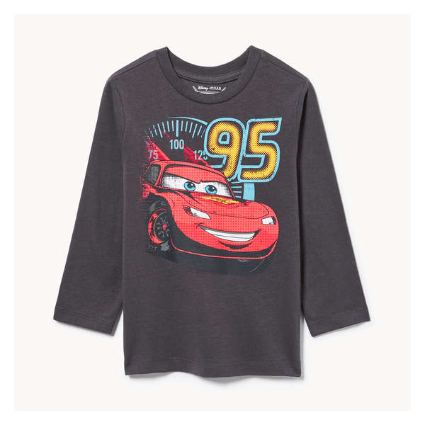 Toddler Boys' Cars Graphic T-Shirt - Dark Grey