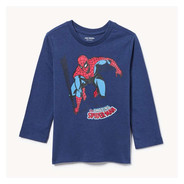 Toddler Boys' Marvel Spider-Man Graphic T-Shirt - Blue