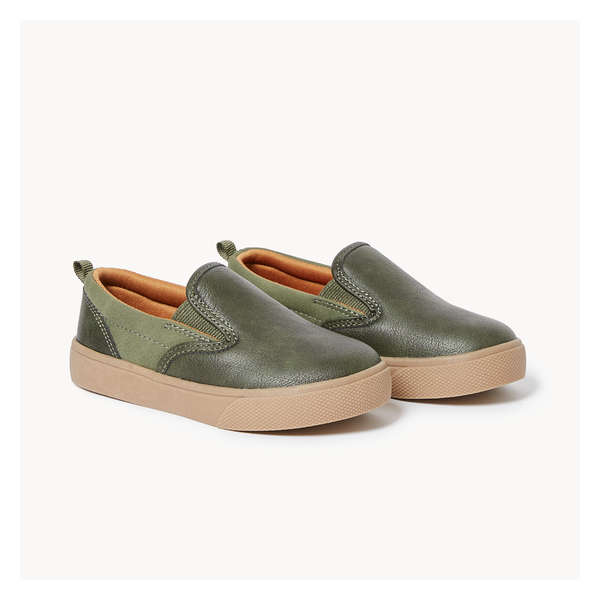 Toddler Boys' Slip-On Sneakers - Olive