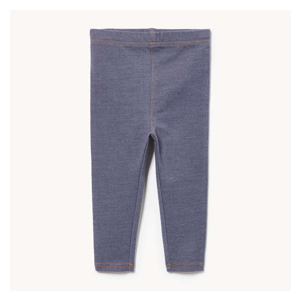 Baby Girls' Denim Legging - Navy Mix