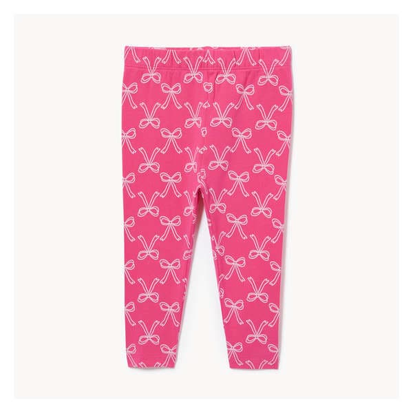 Baby Girls' Printed Legging - Bright Pink