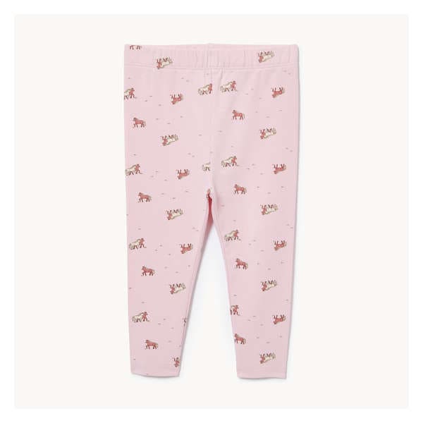 Baby Girls' Printed Legging - Light Pink