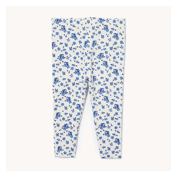 Baby Girls' Printed Legging - Off White