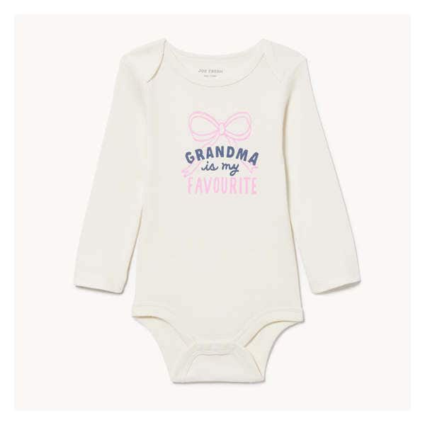 Baby Girls' Graphic Bodysuit - Off White