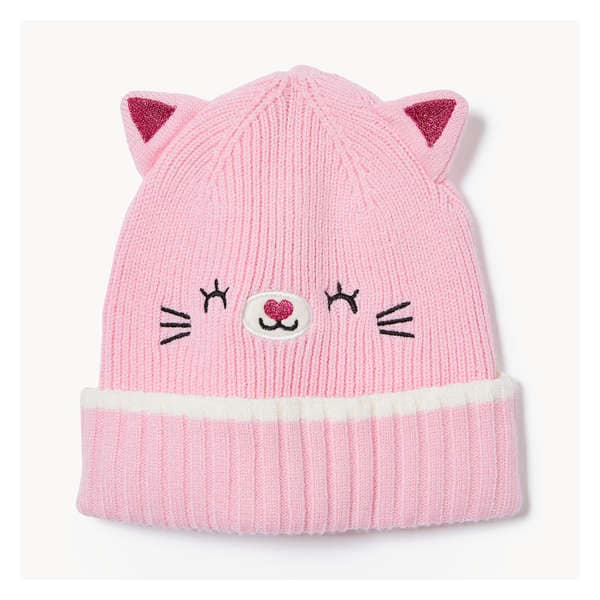 Kid Girls' Character Beanie - Light Pink