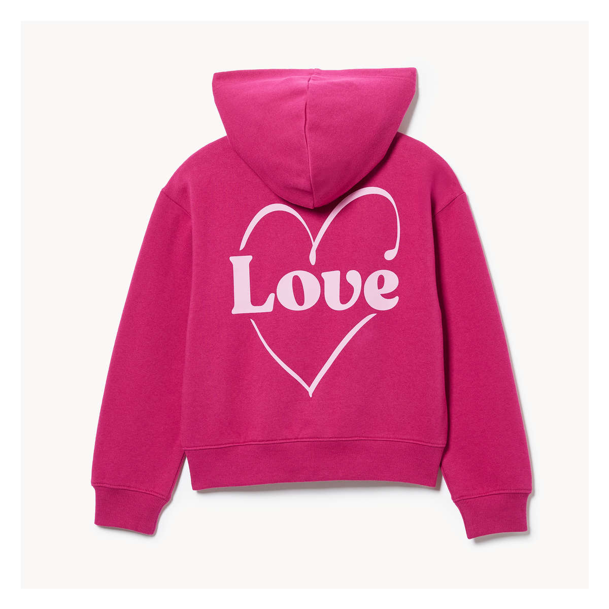 パーカー・フーディ IONSEOUL Coloring snap hood-T JE166 Kid Girls' Graphic Zip-Up Hoodie in Magenta from Joe Fresh