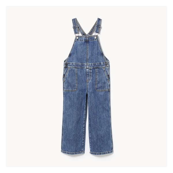 Kid Girls' Denim Overall - Medium Vintage