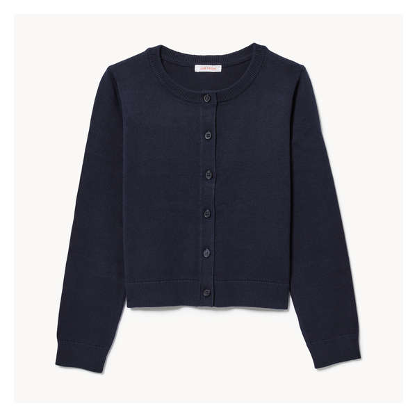 Kid Girls' Uniform Cardigan - Dark Navy