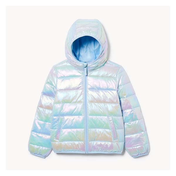 Veste matelassée de mi-saison pour enfants - Bleu pâle