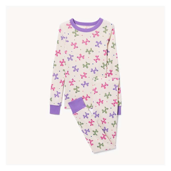 Kid Girls' Printed Sleep Set - Light Sand