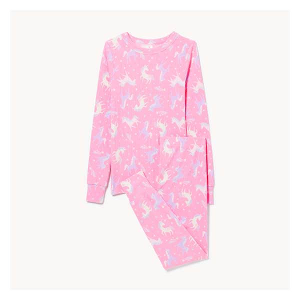 Kid Girls' 2-Piece Sleep Set - Dusty Fuchsia