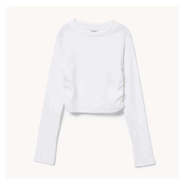 Kid Girls' Active Long Sleeve Top - Bright White