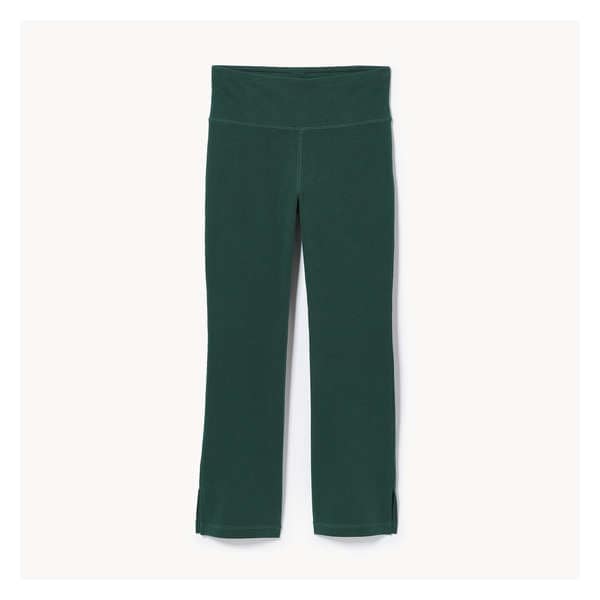Kid Girls' Active Flare Legging - Dark Green
