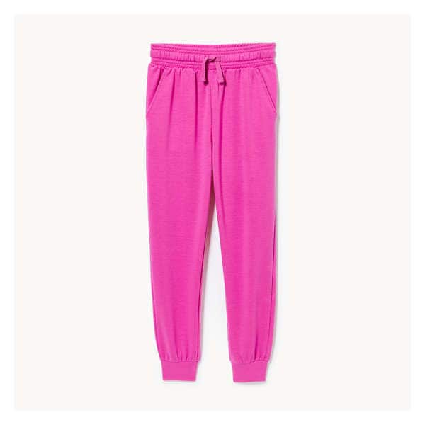 Kid Girls' Active Terry Jogger - Fuchsia