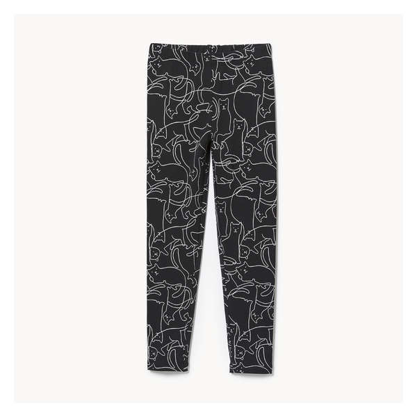 Kid Girls' Printed Legging - JF Black