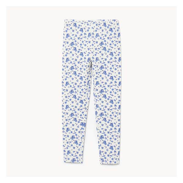 Kid Girls' Printed Legging - Off White