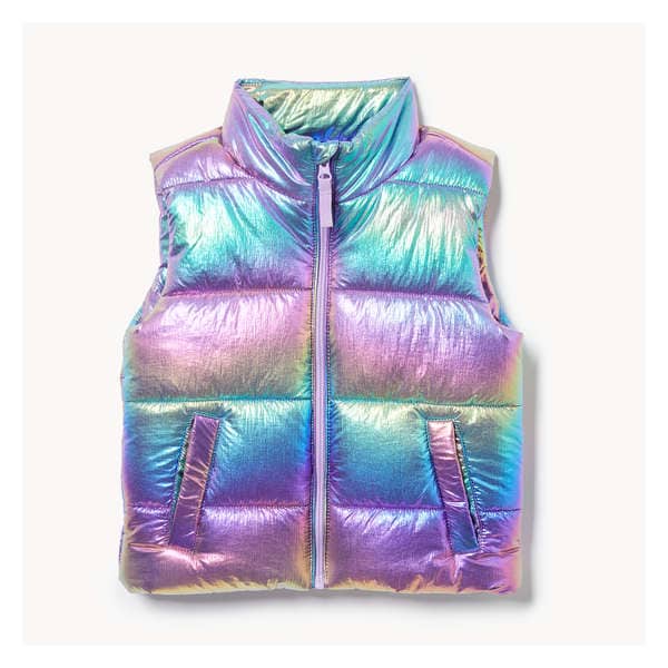 Veste matelassée pour filles - Lilas