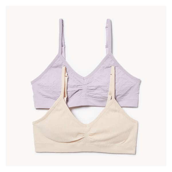 Ens. 2 bustiers sans couture pour filles - Lilas