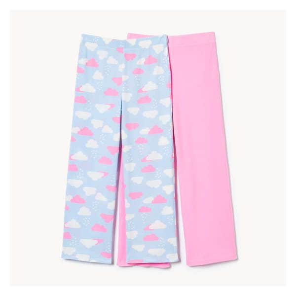 Kid Girls' 2-Pack Sleep Pant - Pale Blue
