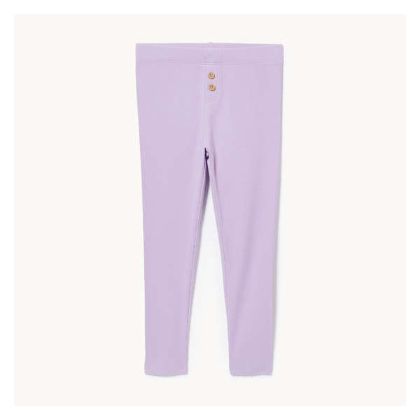 Toddler Girls' Ribbed Legging - Lilac