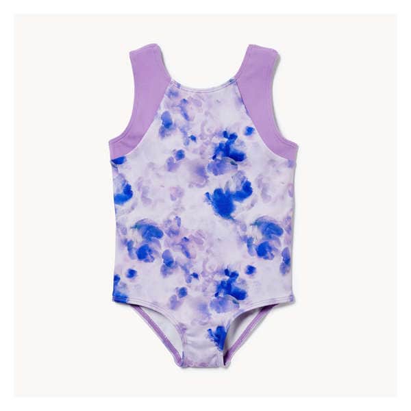 Toddler Girls' Active Gymnastics Bodysuit - Bright Purple