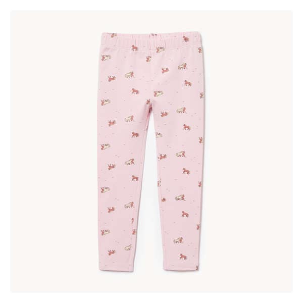 Toddler Girls' Printed Legging - Light Pink